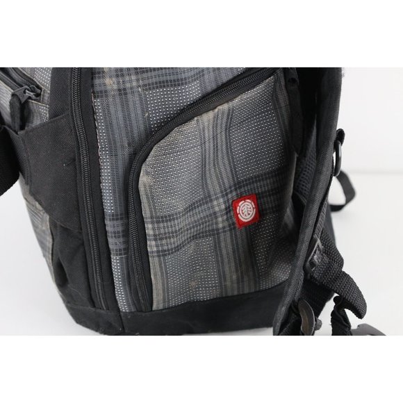 Vintage Element Skateboards Distressed Spell Out Big Logo Backpack Book Bag - Picture 8 of 16